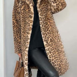 Leia | Leopard Long Jacket