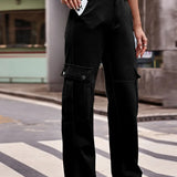 Adjustable Waist American Denim Pants