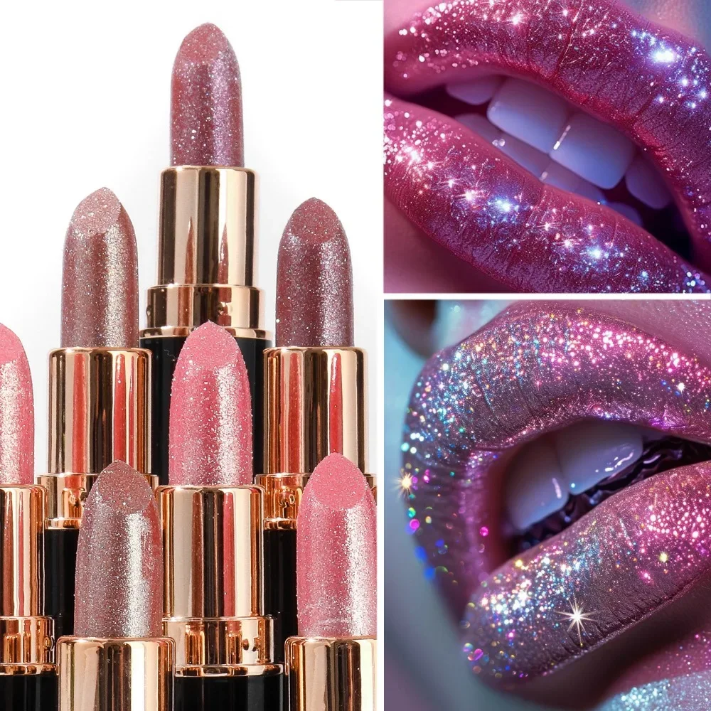 Diamond Lip Gloss | Waterproof Glitter Lipstick
