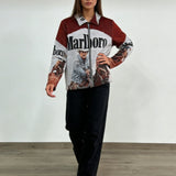 Marlboro-Style Western Denim Jacket