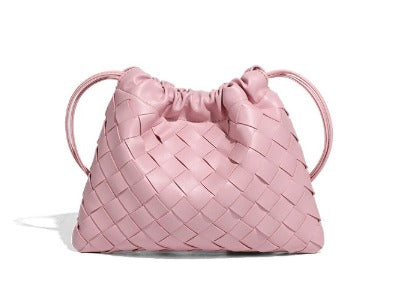 Woven Whisper™ Pouch Bag – Minimalist Elegance with Modern Versatility