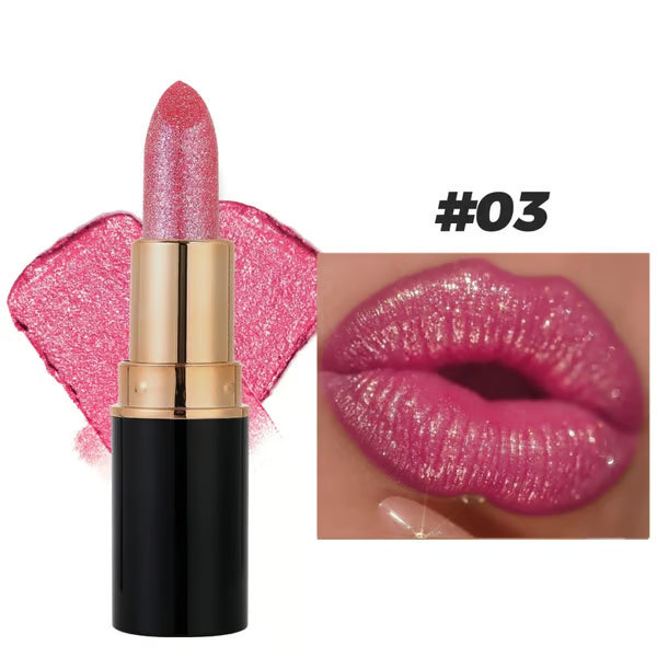 Diamond Lip Gloss | Waterproof Glitter Lipstick