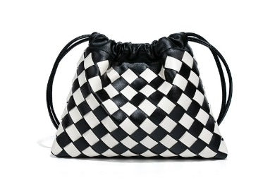 Woven Whisper™ Pouch Bag – Minimalist Elegance with Modern Versatility