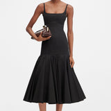 Agave Midi Dress | Tailored Elegance in a Romantic Silhouette