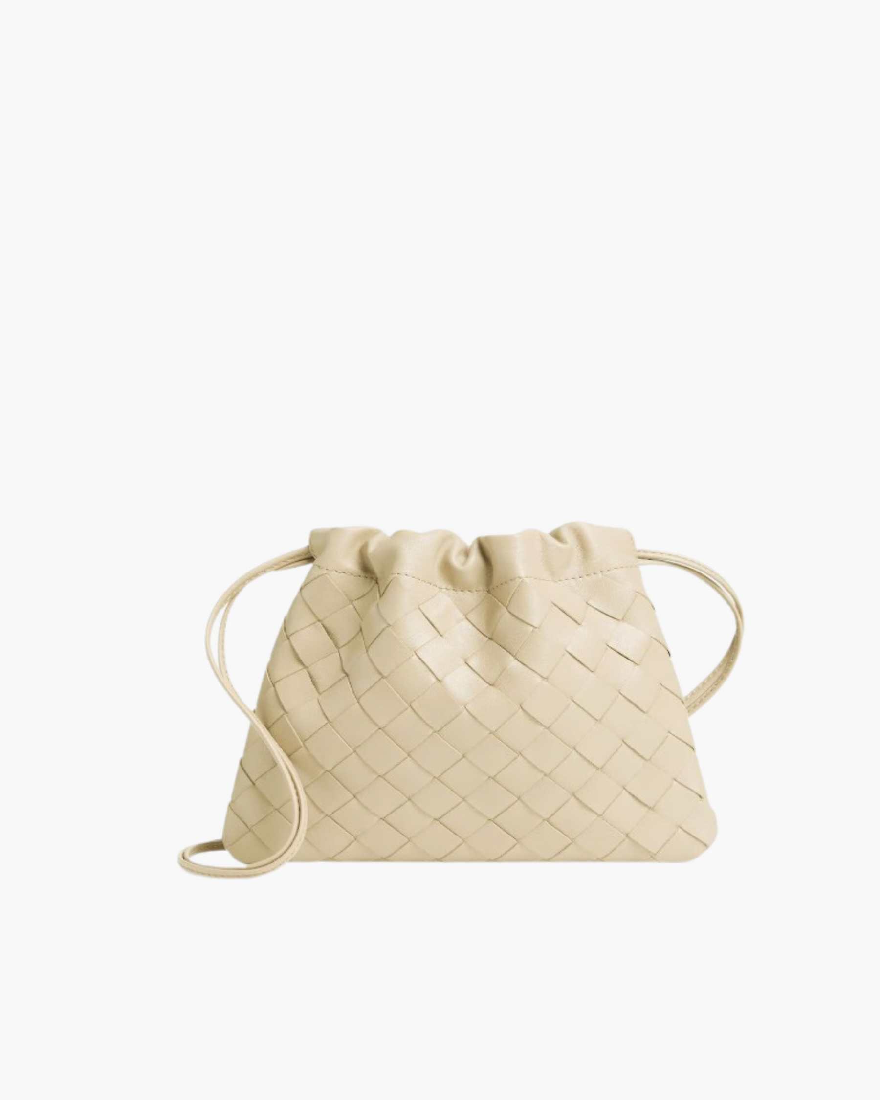 Woven Whisper™ Pouch Bag – Minimalist Elegance with Modern Versatility