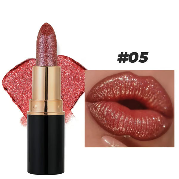 Diamond Lip Gloss | Waterproof Glitter Lipstick