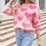 Tiny Hearts of Love Knit Pullover Sweater