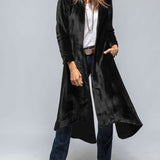 Long Cardigan Trench Coat