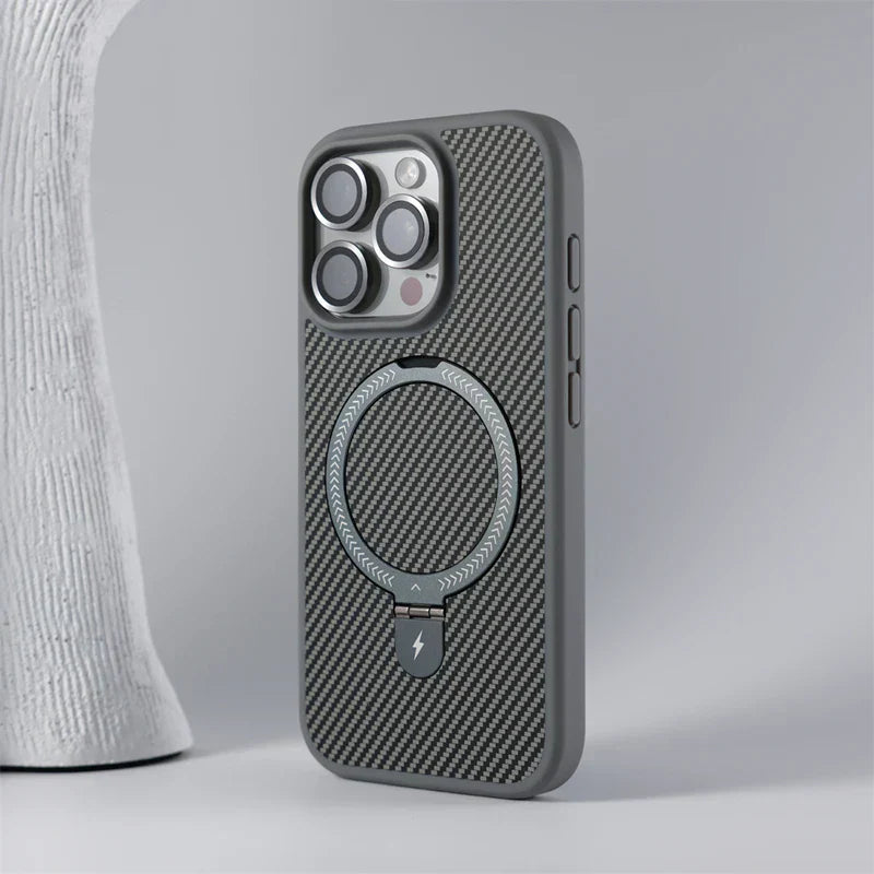 iPhone Case in Carbon Fiber Anti-Impact with MagSafe Charging