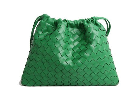 Woven Whisper™ Pouch Bag – Minimalist Elegance with Modern Versatility