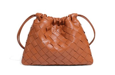 Woven Whisper™ Pouch Bag – Minimalist Elegance with Modern Versatility