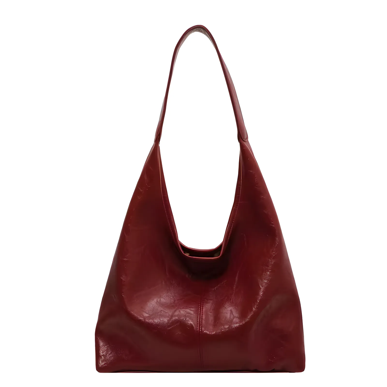Ava™ Distressed Leather Bag – Spacious Elegance with Everyday Functionality
