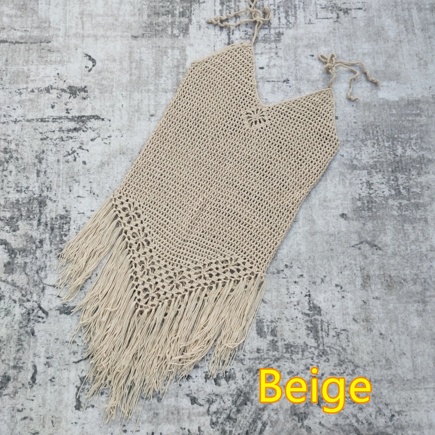 Haleigh™ Beach Cover-Up – Crochet Elegance with Breezy Charm