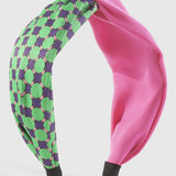 Plaid Stitching Headband