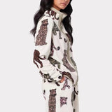 Melard Leopard Print Pajama Set