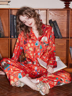 Orange Dessert Pajama Set