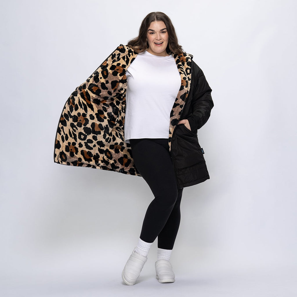 Black/Leopard