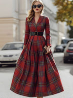 Hayden Aaliyah™ | Vintage Charm Red Dress