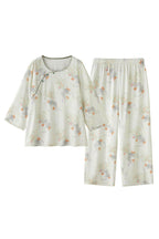 Eco-Friendly  Fiber Printed Pajama Set