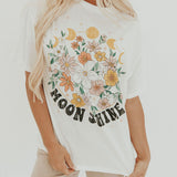 Floral Moon Shine Graphic Tee