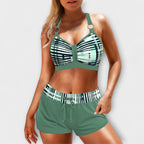 Aive™ High-Waist Bikini Set – Sleek Lines with Flattering Coverage