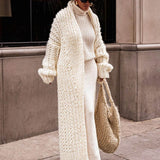 Ivory Hold Me Close Shawl Collar Cardigan