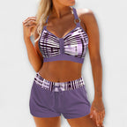 Aive™ High-Waist Bikini Set – Sleek Lines with Flattering Coverage