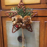Christmas Decoration Pendant - Forest Pine Cone Bell Car Hanging