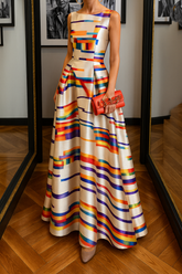 Timeless Elegance Waist-Cinching Dress
