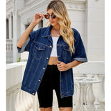 Dark Wash Relaxed Fit Denim Jacket