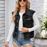 Washed Classic Denim Vest