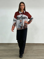 Marlboro-Style Western Denim Jacket