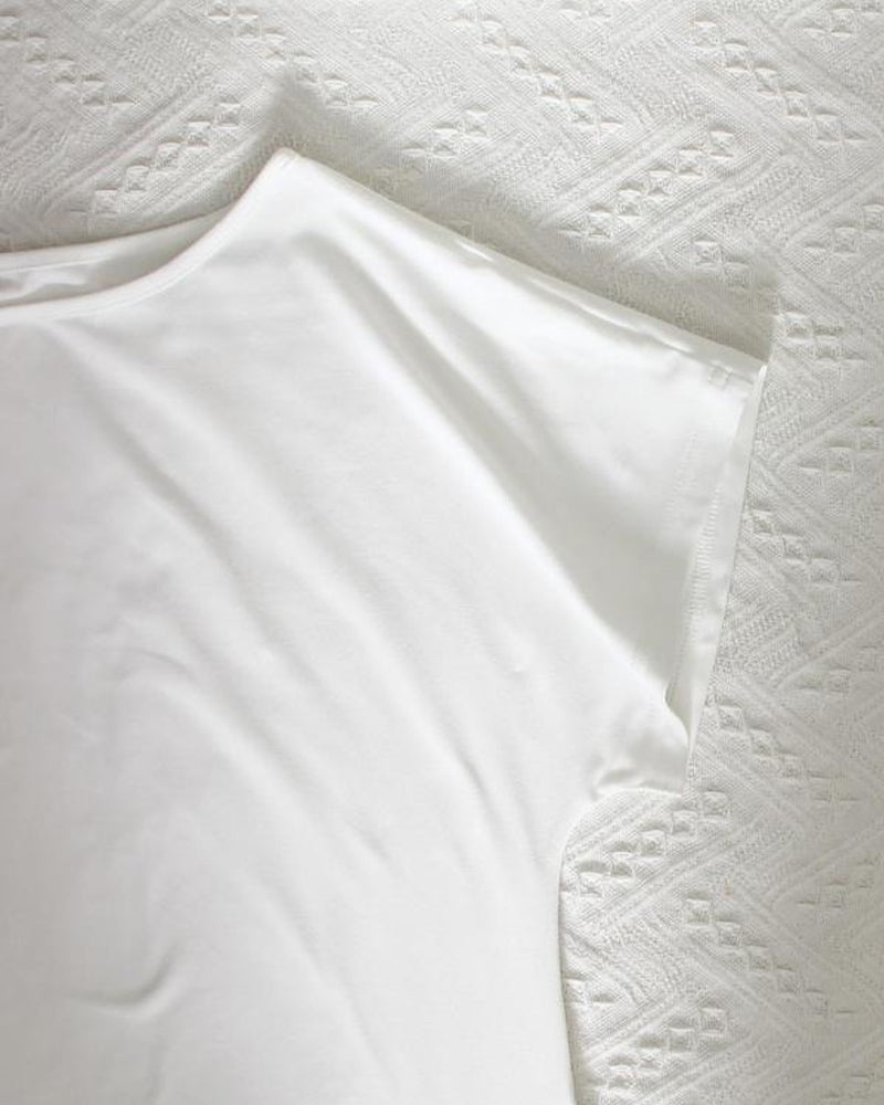 Women's Solid Color Bat Sleeve Casual Comfortable Short Sleeve Dress