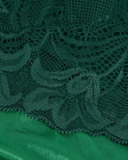 Women's Sexy Lace Satin V Neck Adjustable Straps Backless Nightdress with Thong