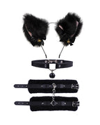 Sexy Bell Collar Tail Jewelry Maid Costume Headdress Neck Accessory Props Set