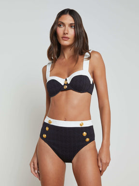 Vanessa High-Waisted Bikini Bottom