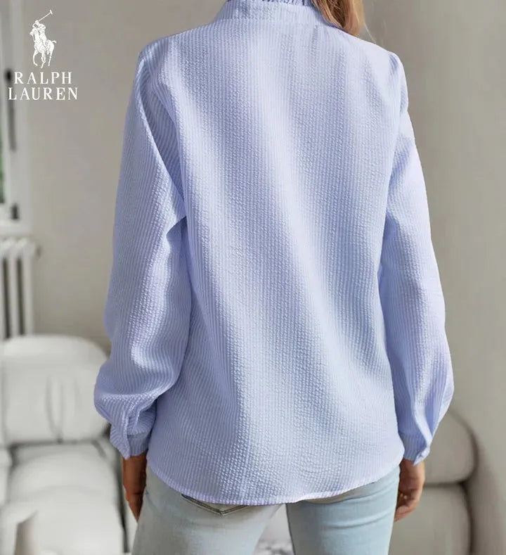 R&L Women’s Ruffled Detail Shirt