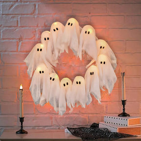 Spooky Halloween Glow Wreath