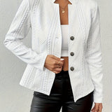 Naomi | Sculpted Button Jacket