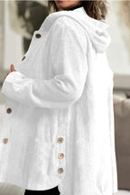 Cordia | Cozy Corduroy Hooded Jacket