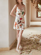 Christmas Dog Print Robe Set