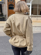 Belted Mid-Length Trench Coat