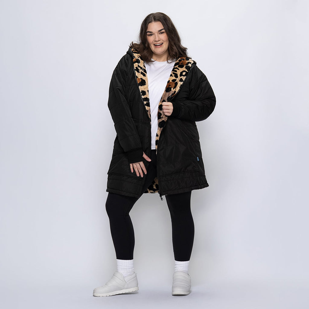 Black/Leopard
