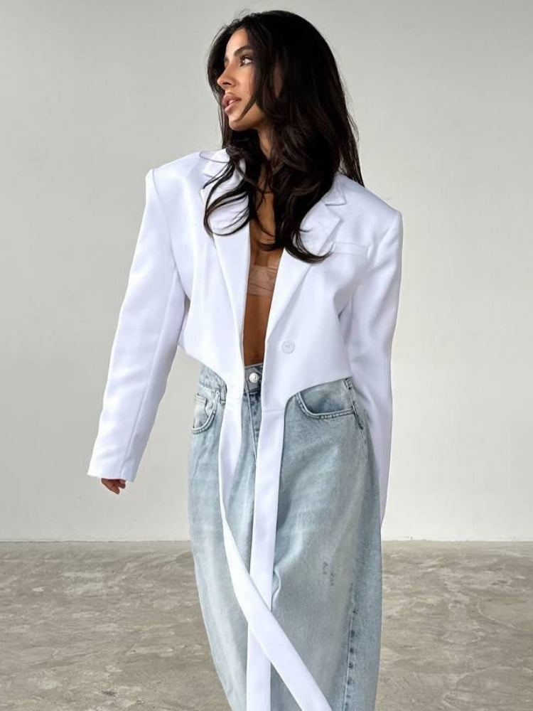 Tie-Waist Blazer