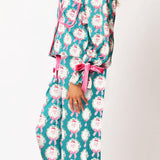 Santa Print Pajama Set