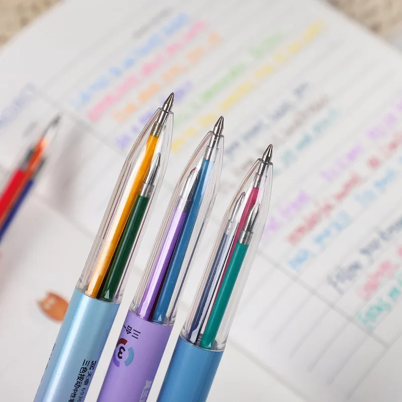 🏆Flash Sale⚡ 50K+ SOLD! Almost Gone-💥6 PCS Multicolor Pen, 3-in-1 18 Colors,Best Gifts