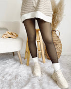 20% OFF COMBO! – Fleece-Lined Tights + Plush Coat (Limited Stock!)