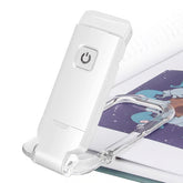 USB Rechargeable Book LED Light with Clip for Reading in Bed