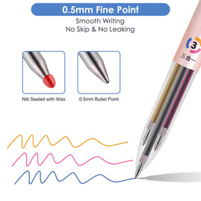 🏆Flash Sale⚡ 50K+ SOLD! Almost Gone-💥6 PCS Multicolor Pen, 3-in-1 18 Colors,Best Gifts