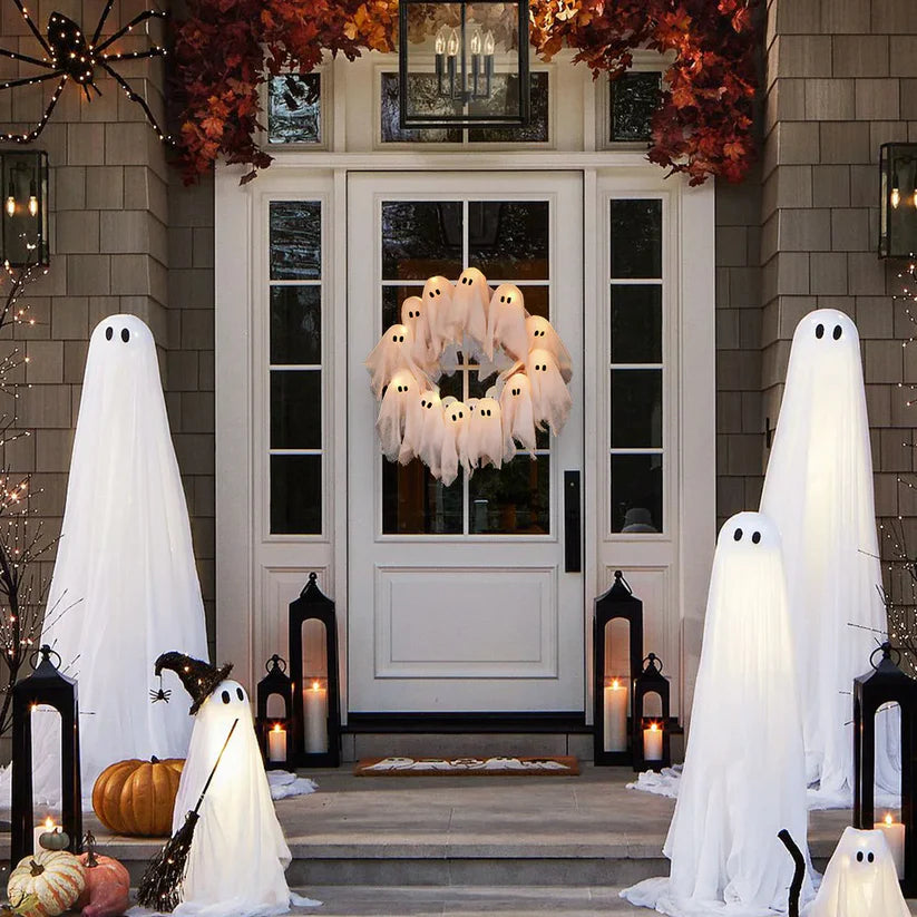 Spooky Halloween Glow Wreath